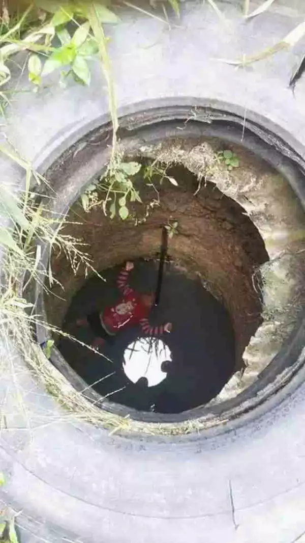 SO SAD! Little Girl Dies After Falling Into A Well While Playing (Graphic Photos)